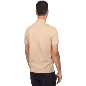 The Lacoste Men's Classic Slim-Fit Polo Shirt in beige